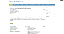 Desktop Screenshot of istiqaamatz.org